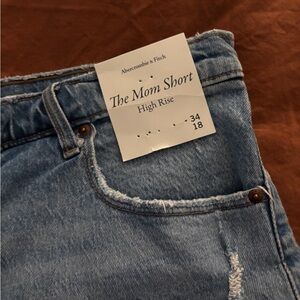 Abercrombie & Fitch Denim High Rise Shorts